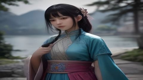 91国产纪录片拍摄现场，摄影师扛着摄像机记录城市街头真实生活，光线自然、人文气息浓厚
